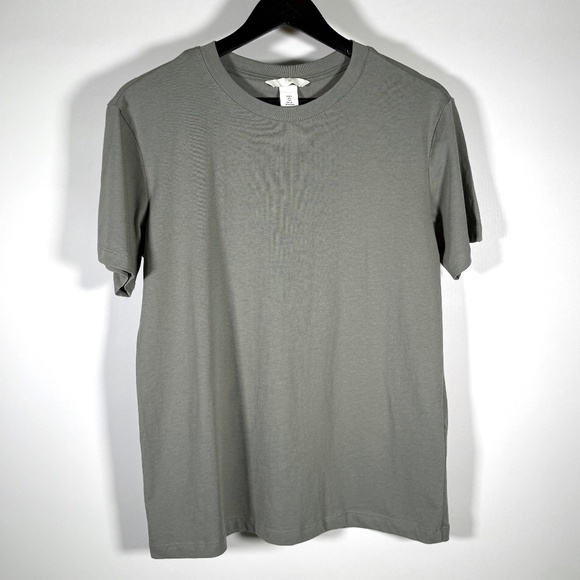 H&M - Men’s Crewneck T-Shirt - Dusty Sage Green - Size S - NWT - Picture 1 of 3